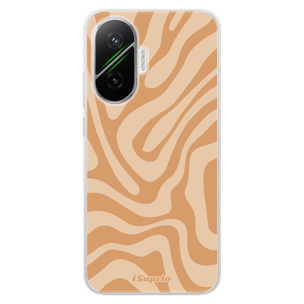 Odolné silikónové puzdro iSaprio - Zebra Orange - Poco F7