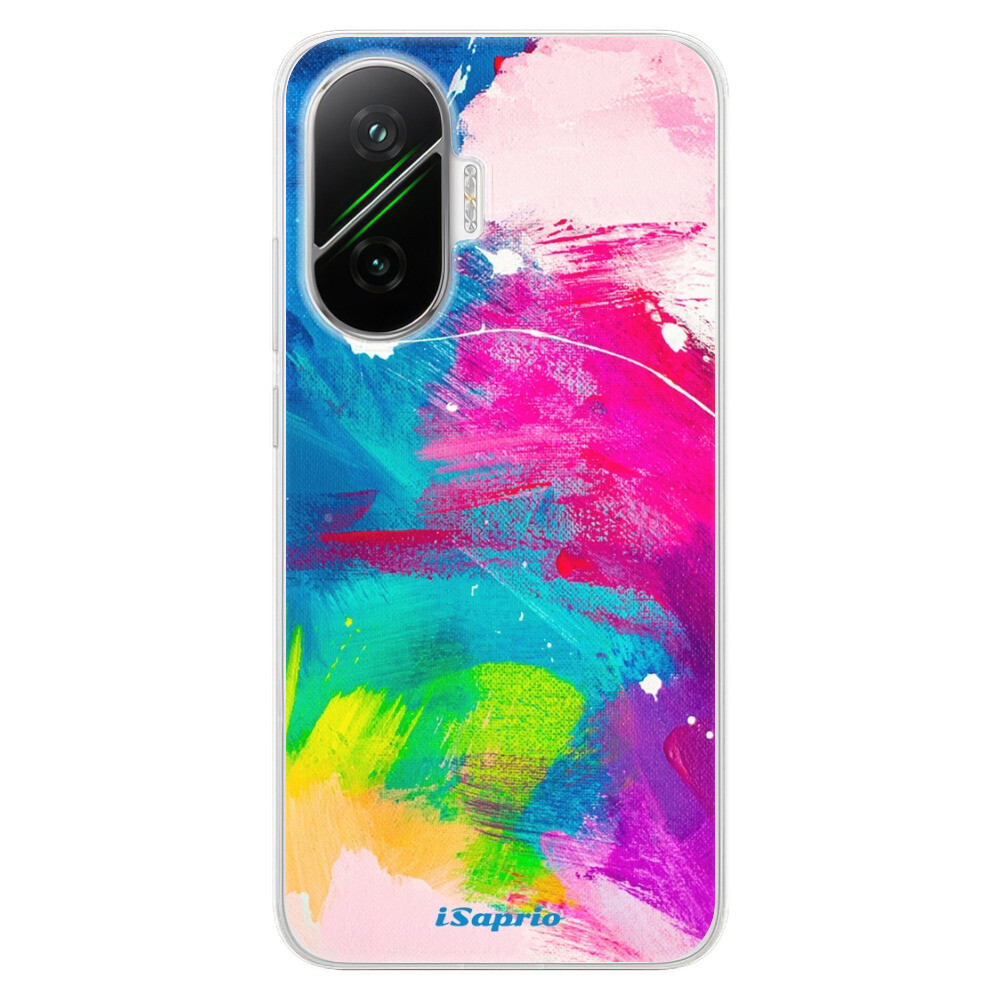 Odolné silikónové puzdro iSaprio - Abstract Paint 03 - Poco F7