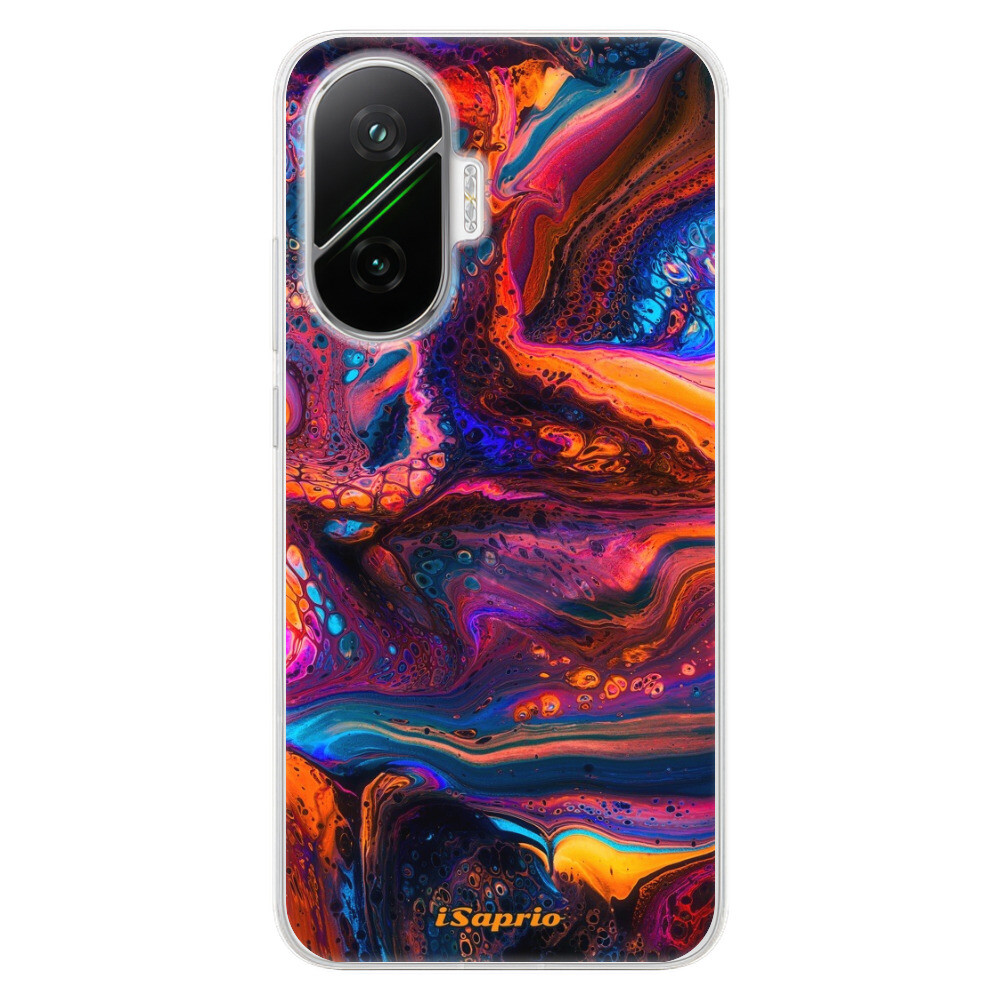 Odolné silikónové puzdro iSaprio - Abstract Paint 02 - Poco F7