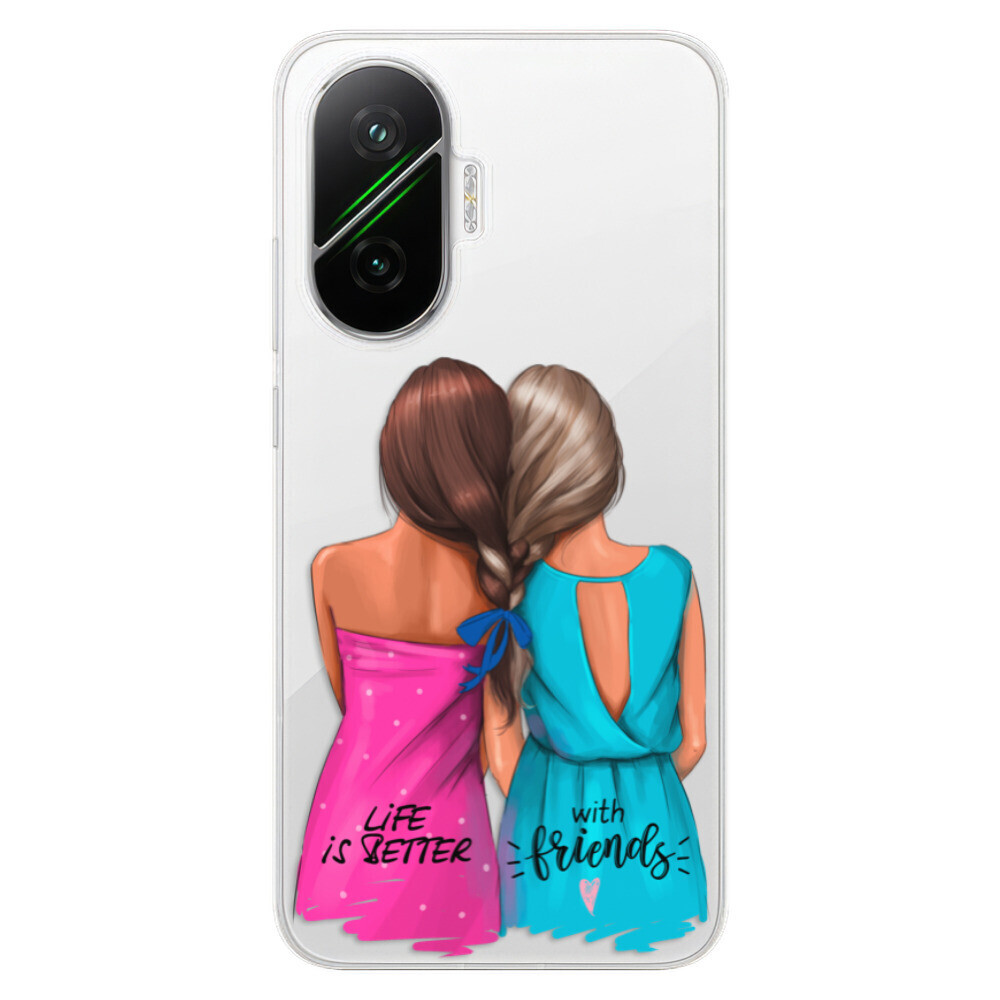 Odolné silikónové puzdro iSaprio - Best Friends - Poco F7