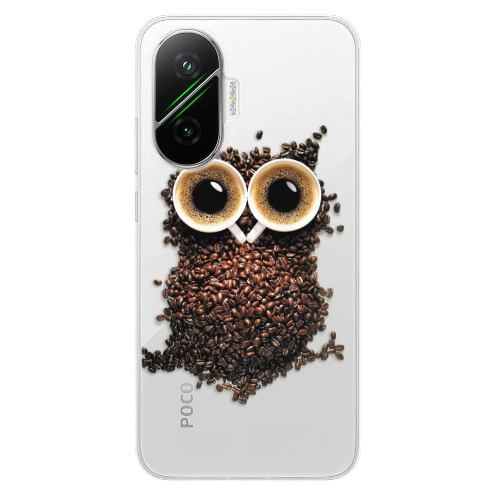 Odolné silikónové puzdro iSaprio - Owl And Coffee - Poco F7