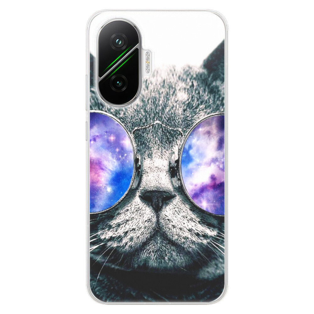 Odolné silikónové puzdro iSaprio - Galaxy Cat - Poco F7