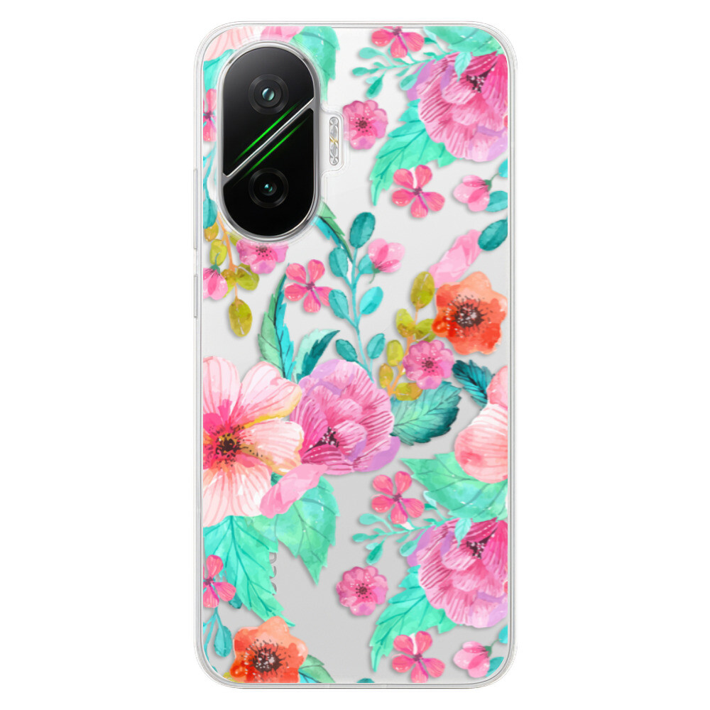 Odolné silikónové puzdro iSaprio - Flower Pattern 01 - Poco F7