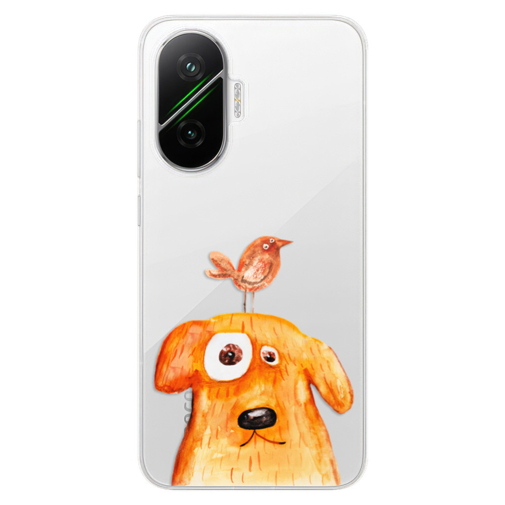 Odolné silikónové puzdro iSaprio - Dog And Bird - Poco F7