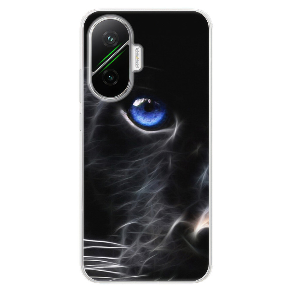 Odolné silikónové puzdro iSaprio - Black Puma - Poco F7