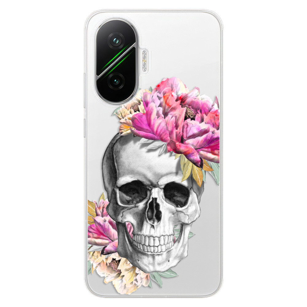 Odolné silikónové puzdro iSaprio - Pretty Skull - Poco F7
