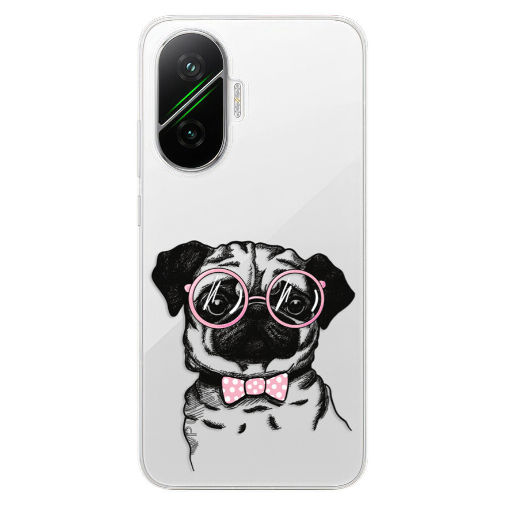 Odolné silikónové puzdro iSaprio - The Pug - Poco F7