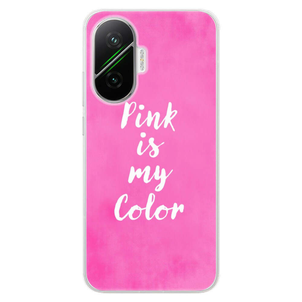 Odolné silikónové puzdro iSaprio - Pink is my color - Poco F7