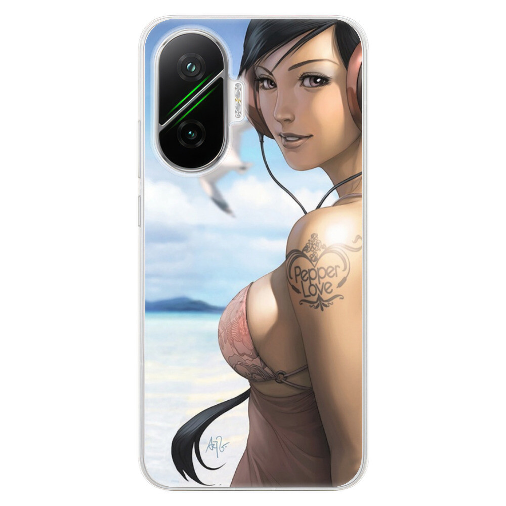 Odolné silikónové puzdro iSaprio - Girl 02 - Poco F7