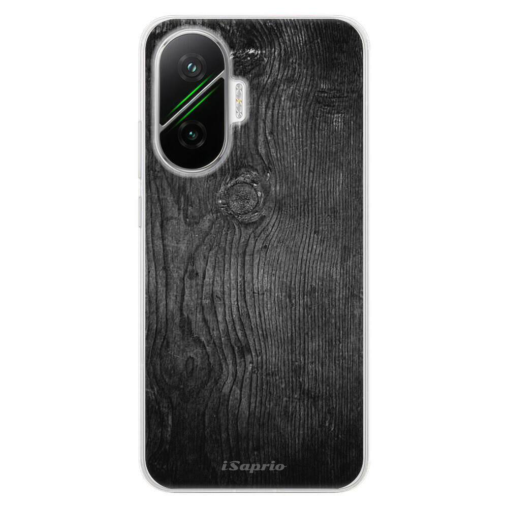 Odolné silikónové puzdro iSaprio - Black Wood 13 - Poco F7