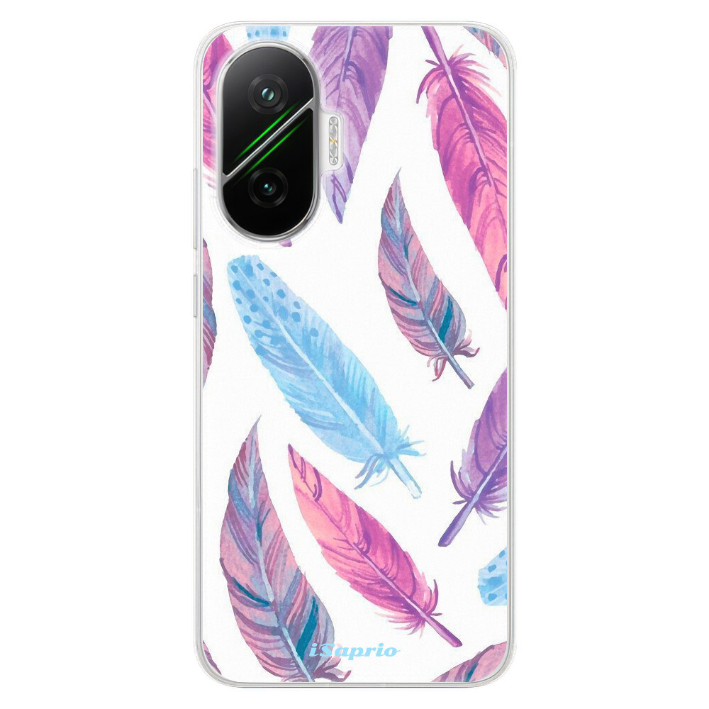 Odolné silikónové puzdro iSaprio - Feather Pattern 10 - Poco F7