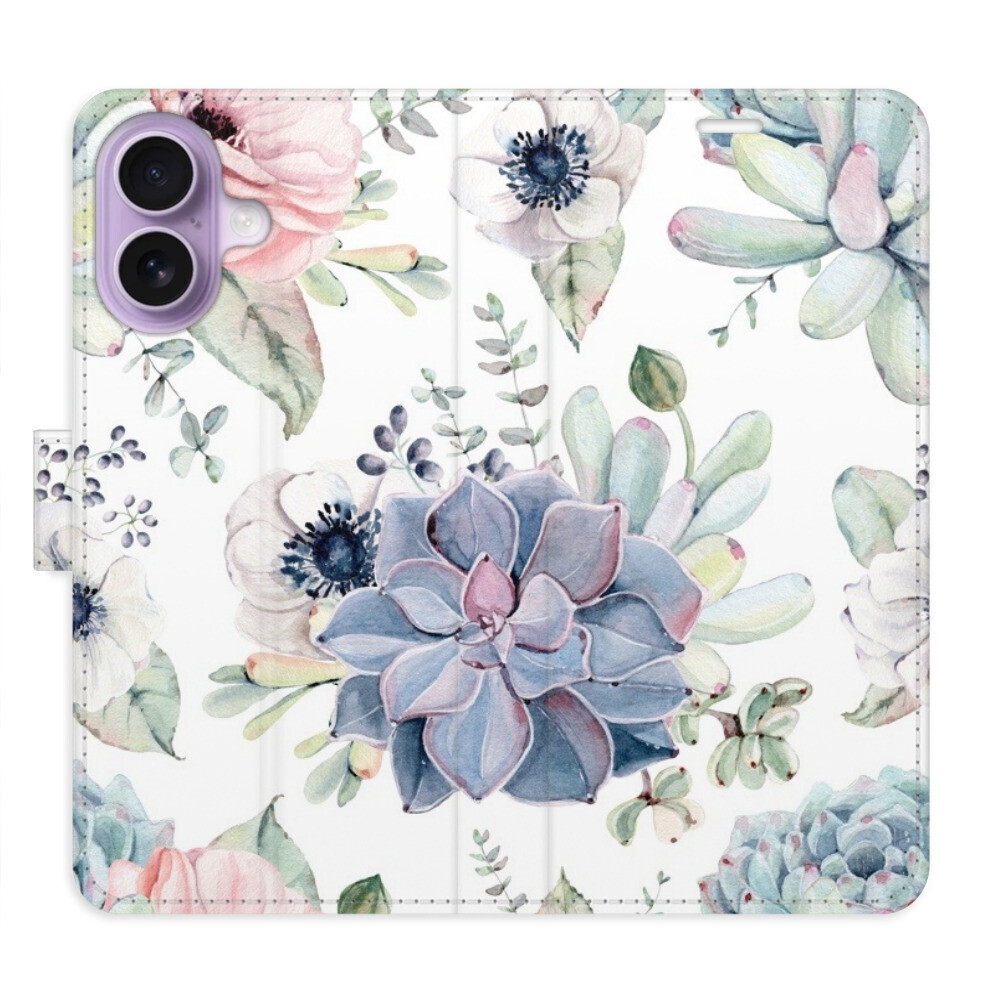 Flipové puzdro iSaprio - Succulents - iPhone 17