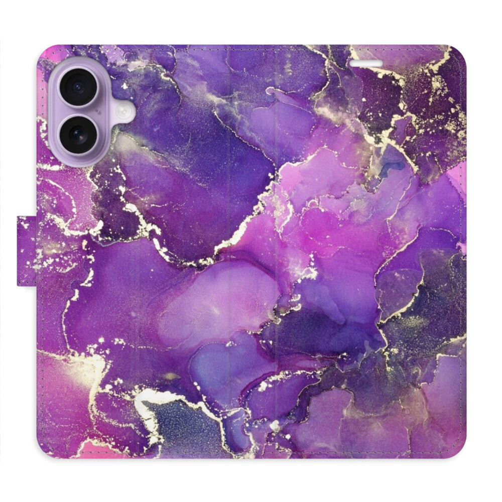Flipové puzdro iSaprio - Purple Marble - iPhone 17