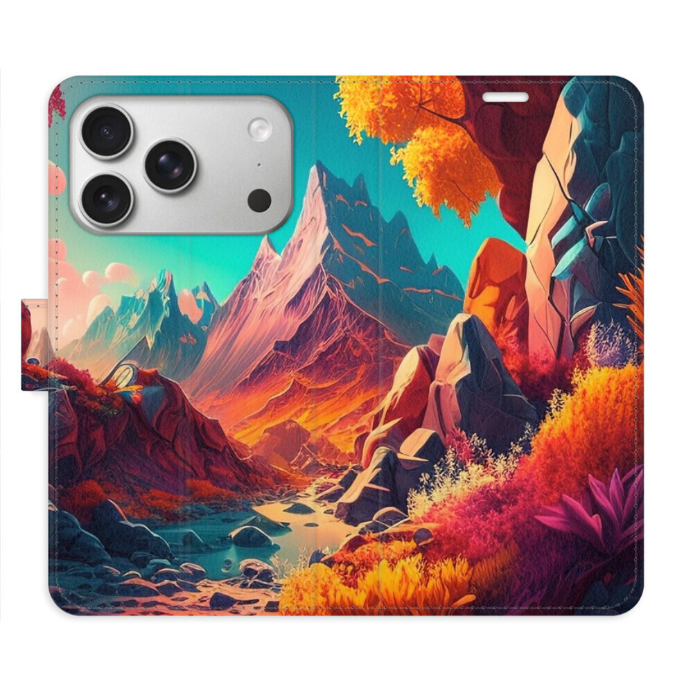 Flipové puzdro iSaprio - Colorful Mountains - iPhone 17 Pro