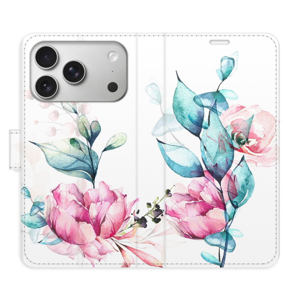 Flipové puzdro iSaprio - Beautiful Flower - iPhone 17 Pro