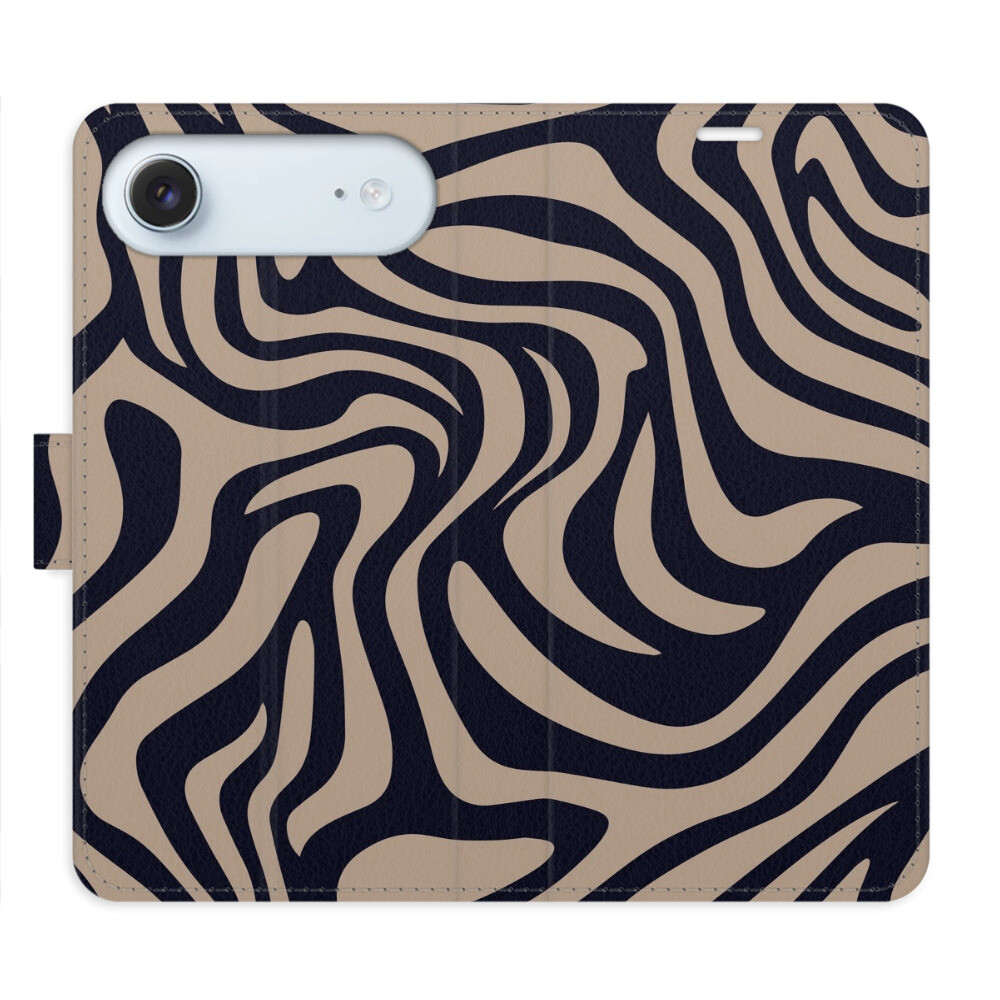 Flipové puzdro iSaprio - Zebra Black 02 - iPhone 17 Air