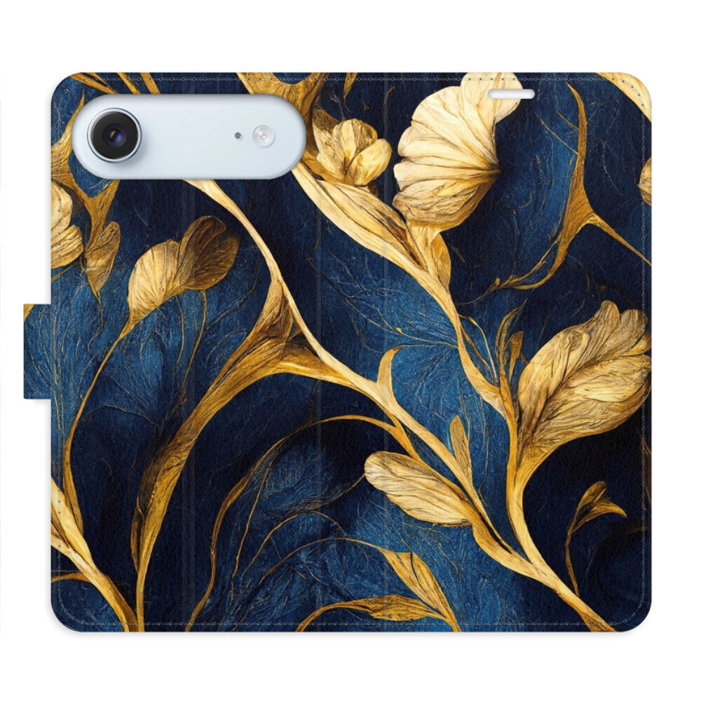 Flipové puzdro iSaprio - GoldBlue - iPhone 17 Air