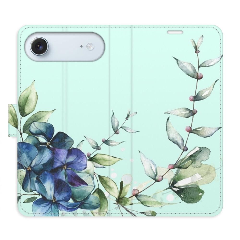Flipové puzdro iSaprio - Blue Flowers - iPhone 17 Air