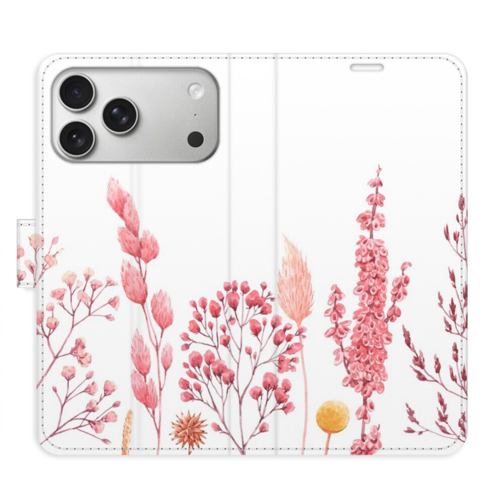 Flipové puzdro iSaprio - Pink Flowers 03 - iPhone 17 Pro Max