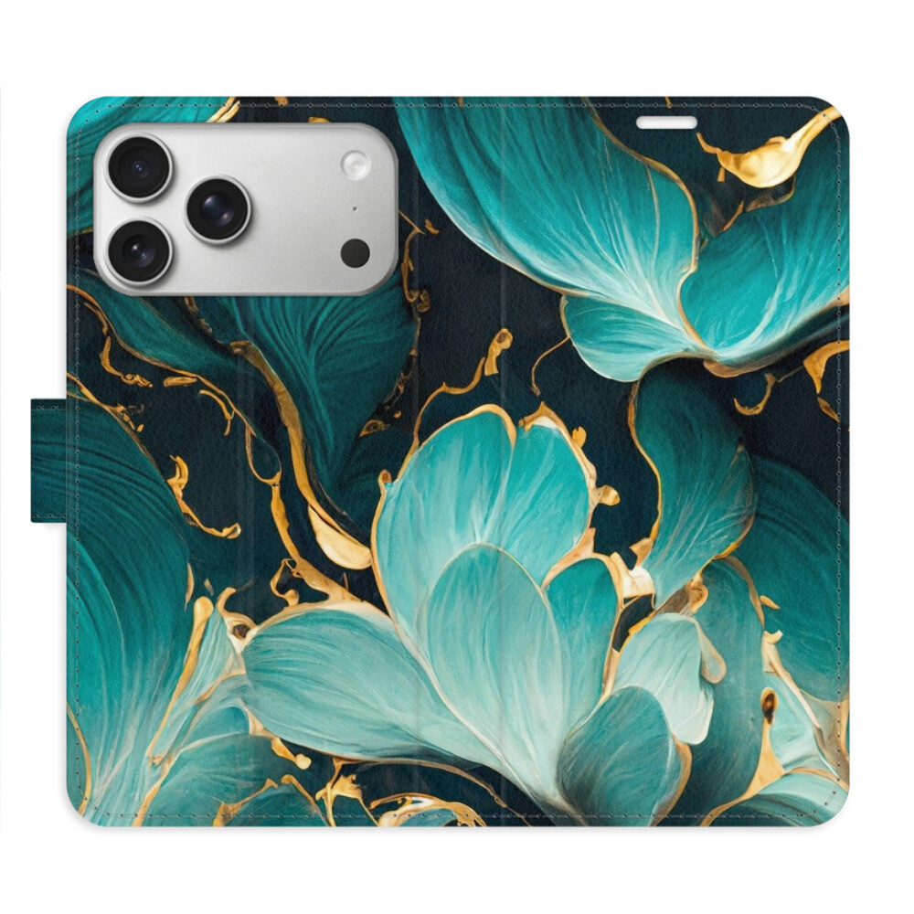 Flipové puzdro iSaprio - Blue Flowers 02 - iPhone 17 Pro Max