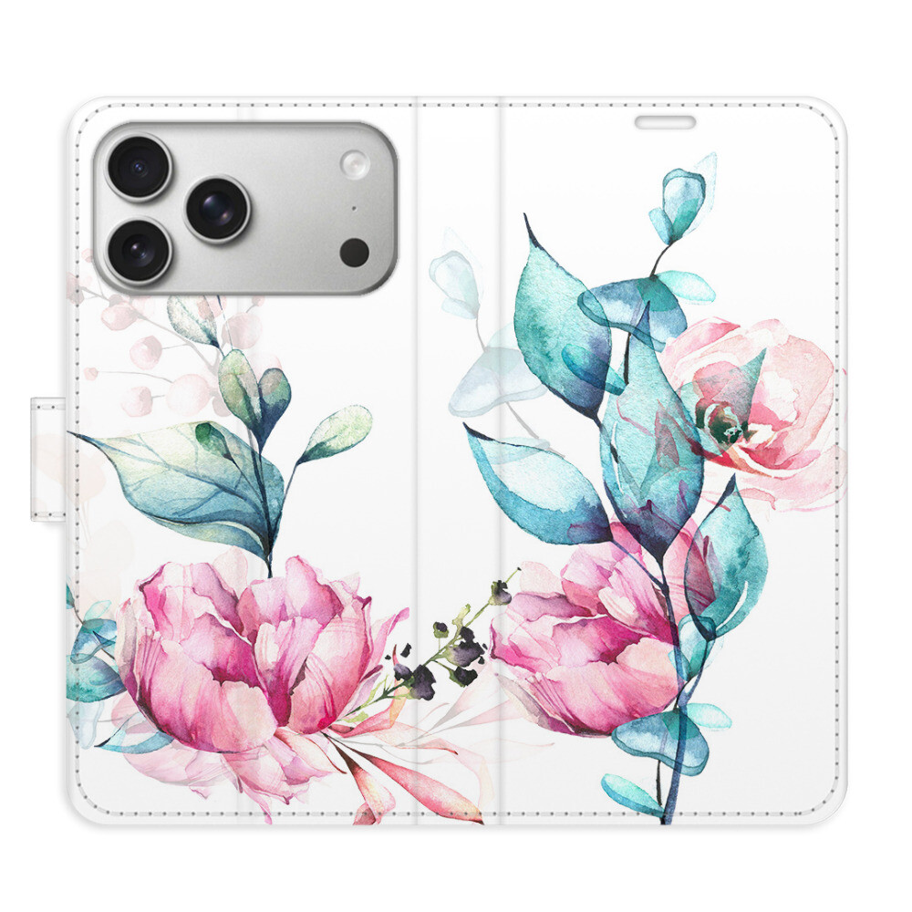 Flipové puzdro iSaprio - Beautiful Flower - iPhone 17 Pro Max