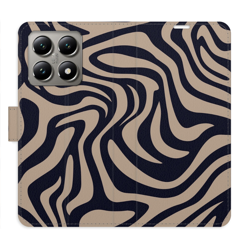 Flipové puzdro iSaprio - Zebra Black 02 - Xiaomi 14T