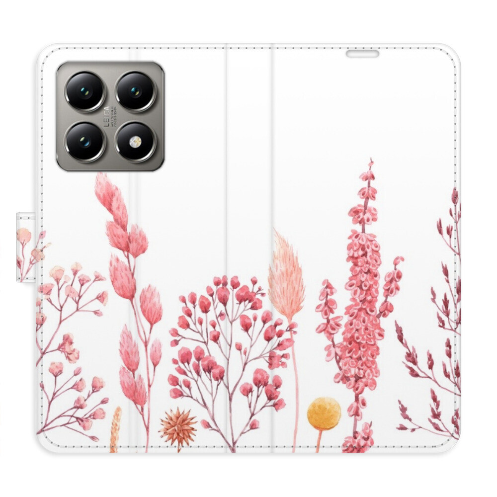 Flipové puzdro iSaprio - Pink Flowers 03 - Xiaomi 14T