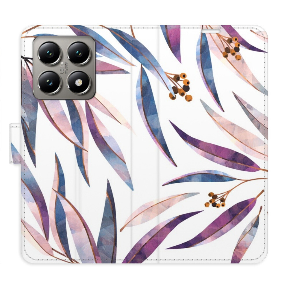 Flipové puzdro iSaprio - Ornamental Leaves - Xiaomi 14T