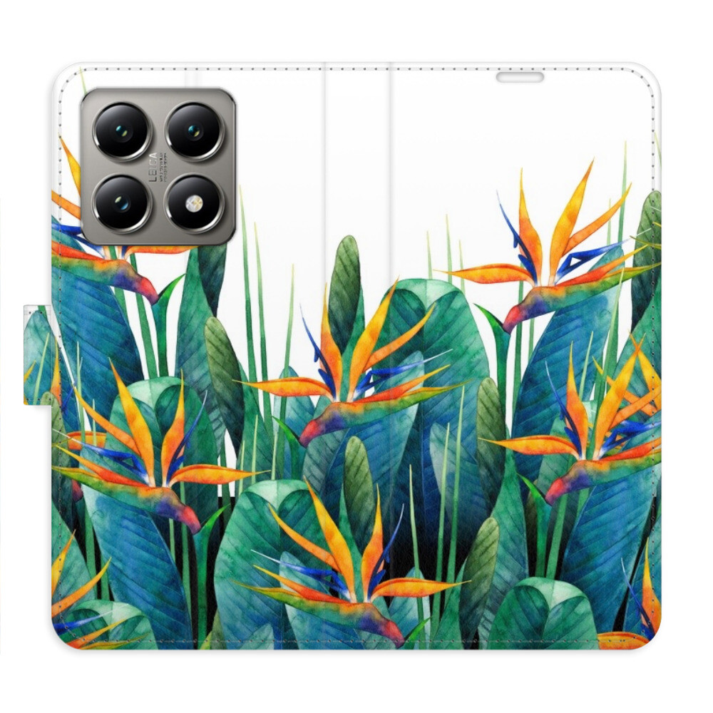 Flipové puzdro iSaprio - Exotic Flowers 02 - Xiaomi 14T