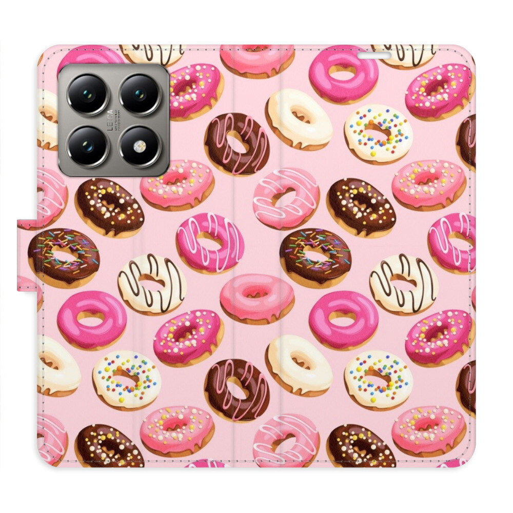Flipové puzdro iSaprio - Donuts Pattern 03 - Xiaomi 14T
