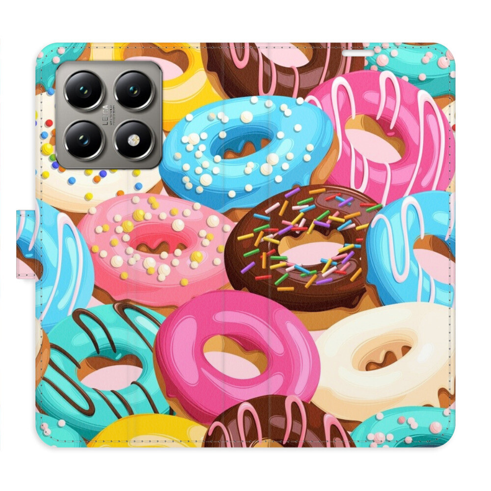 Flipové puzdro iSaprio - Donuts Pattern 02 - Xiaomi 14T