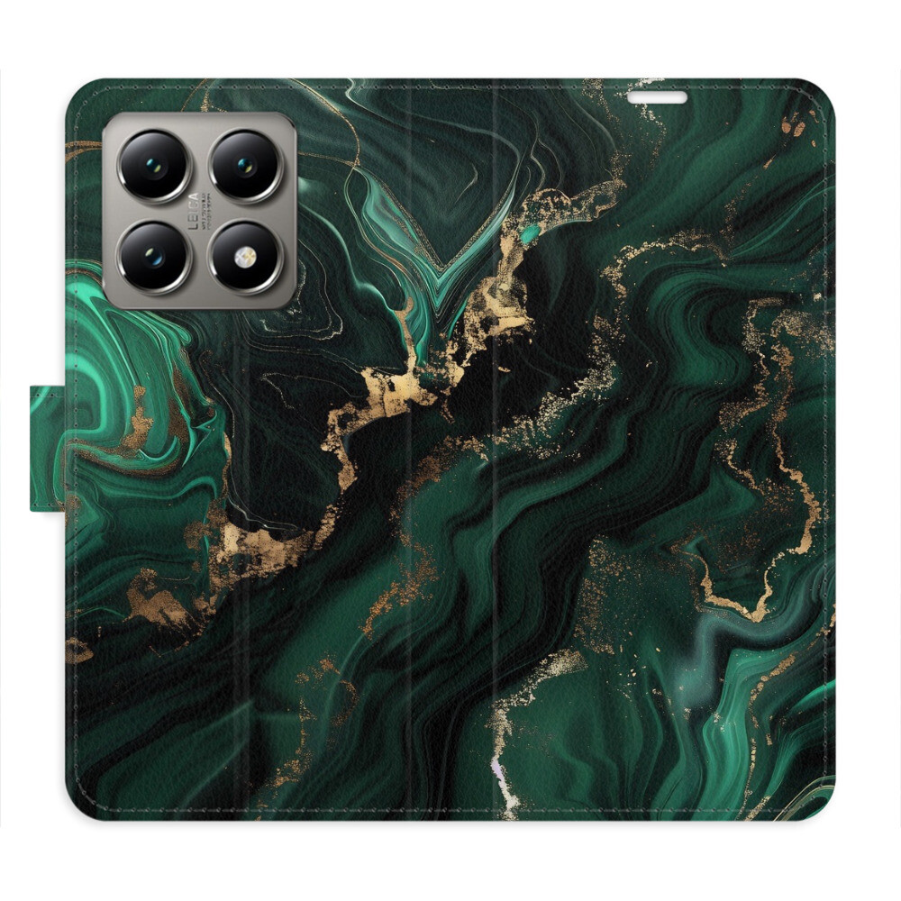 Flipové puzdro iSaprio - Emerald 02 - Xiaomi 14T Pro