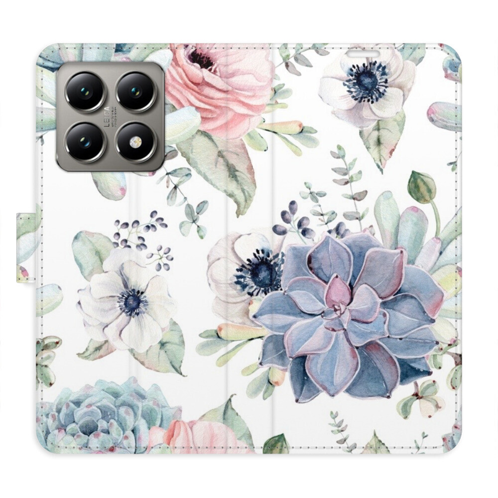 Flipové puzdro iSaprio - Succulents - Xiaomi 14T Pro