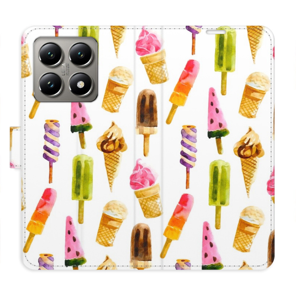 Flipové puzdro iSaprio - Ice Cream Pattern - Xiaomi 14T Pro