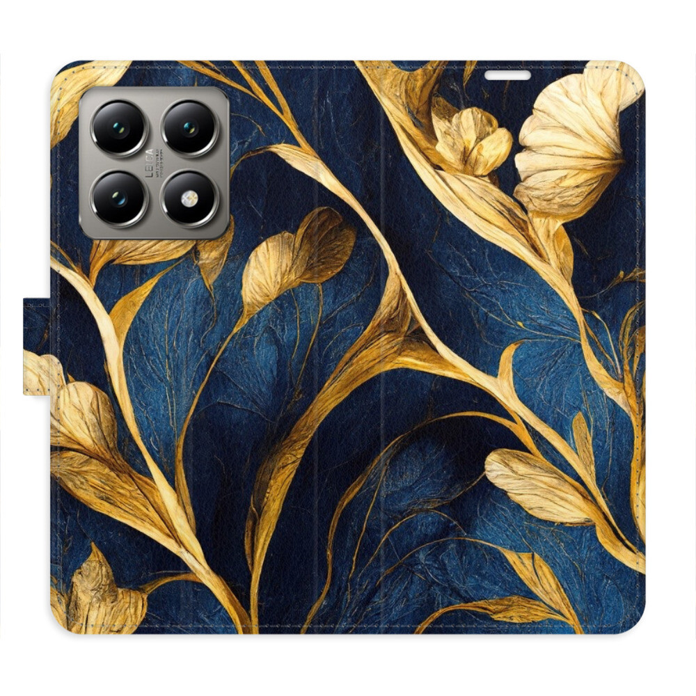 Flipové puzdro iSaprio - GoldBlue - Xiaomi 14T Pro