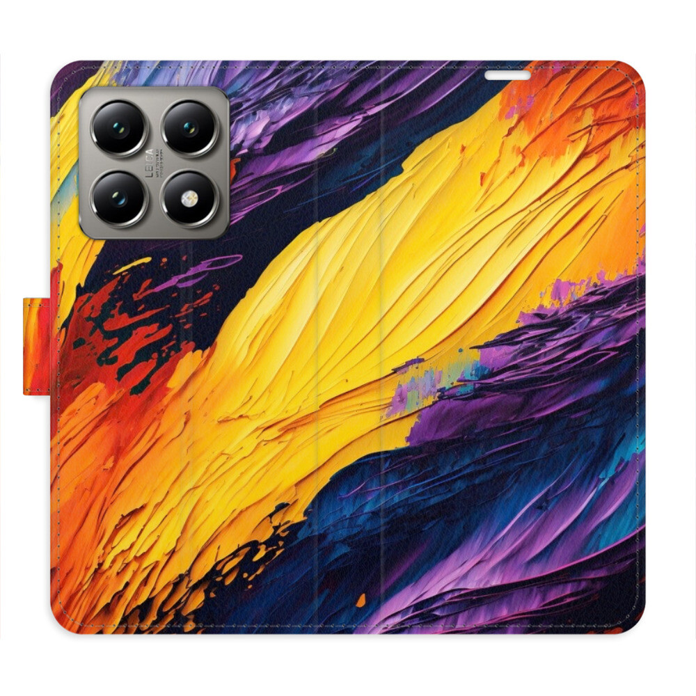 Flipové puzdro iSaprio - Fire Paint - Xiaomi 14T Pro