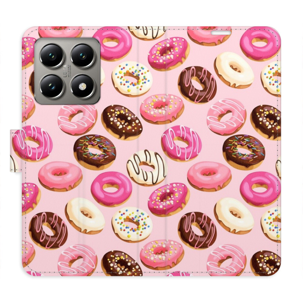 Flipové puzdro iSaprio - Donuts Pattern 03 - Xiaomi 14T Pro