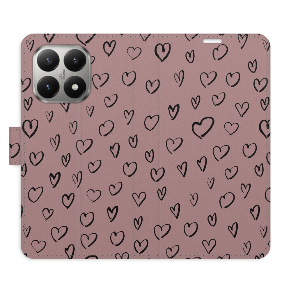 Flipové puzdro iSaprio - Heart Dark 02 - Xiaomi 15T