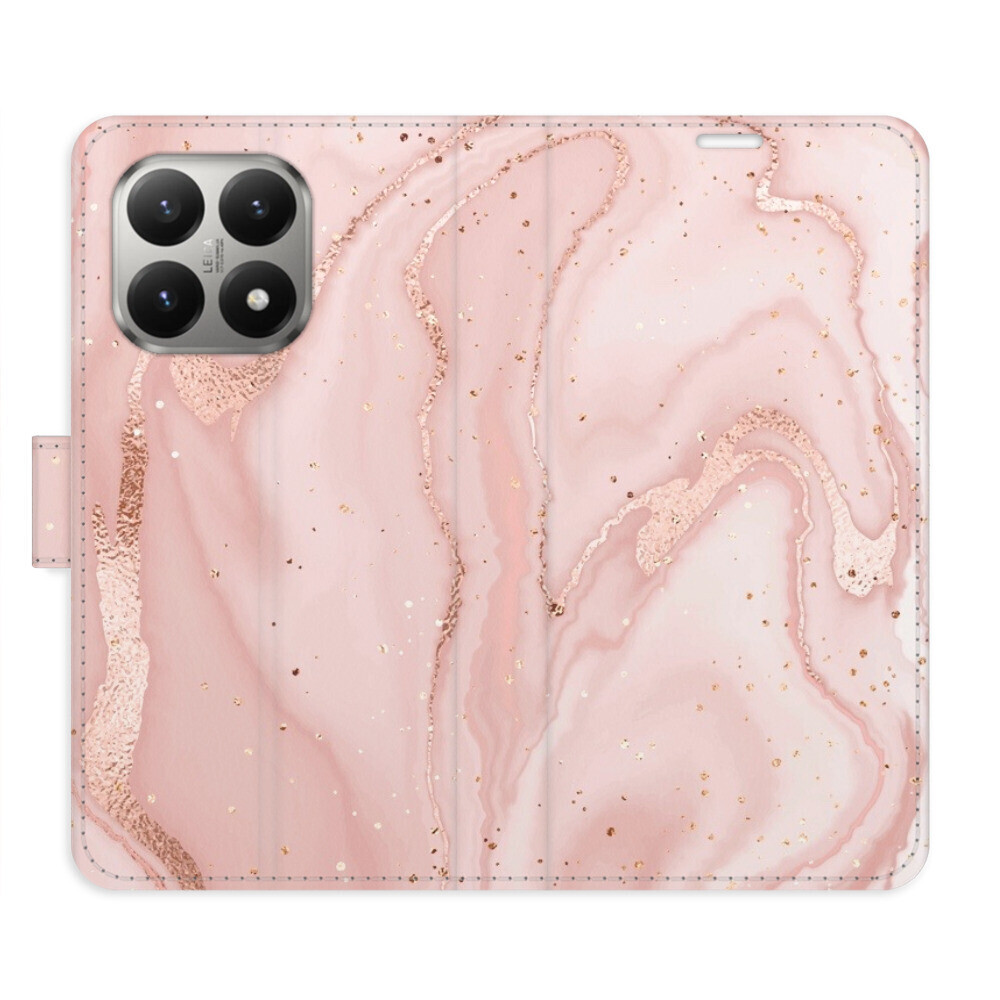 Flipové puzdro iSaprio - RoseGold Marble - Xiaomi 15T