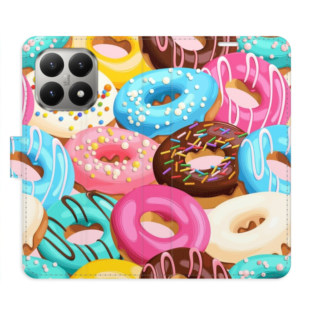 Flipové puzdro iSaprio - Donuts Pattern 02 - Xiaomi 15T