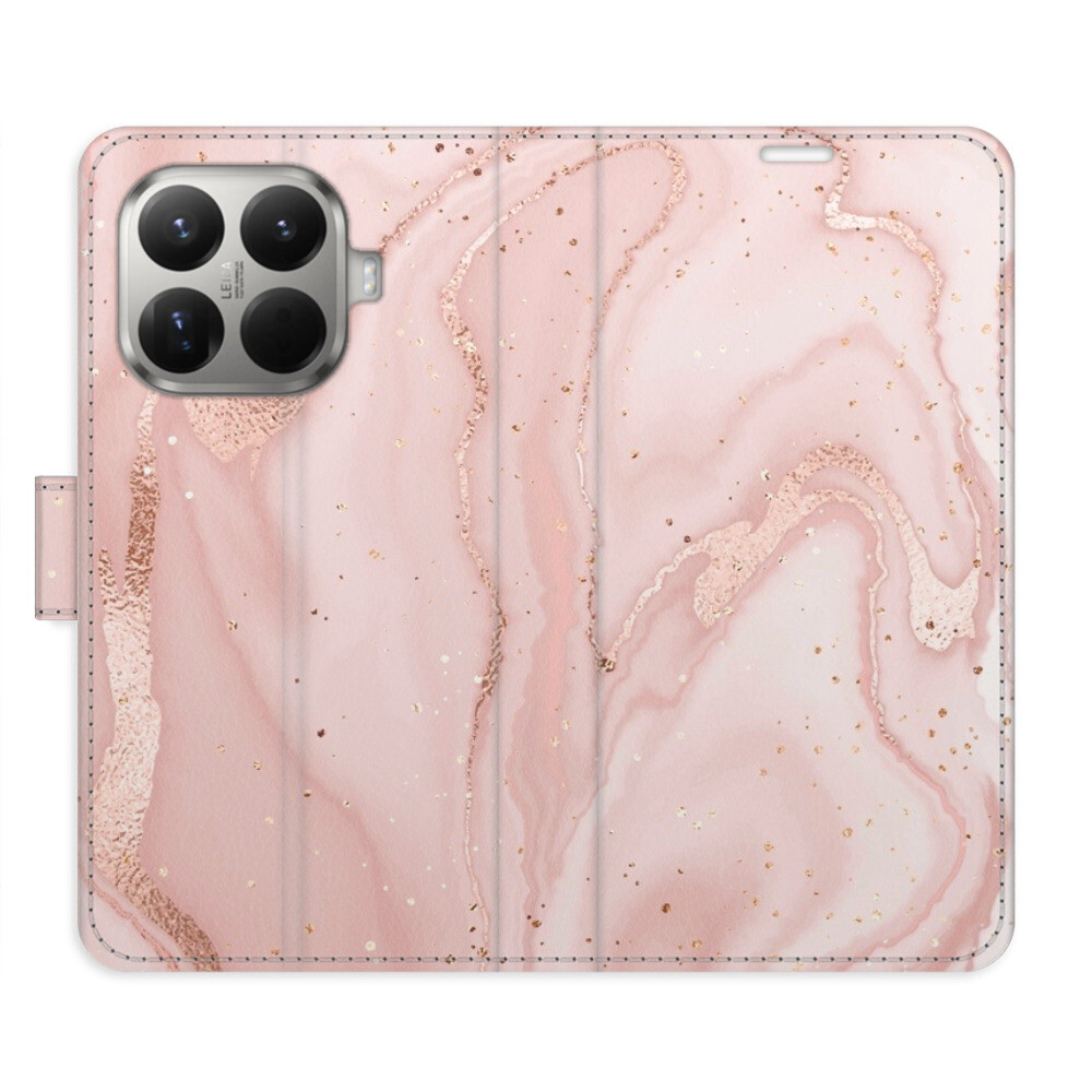 Flipové puzdro iSaprio - RoseGold Marble - Xiaomi 15T Pro