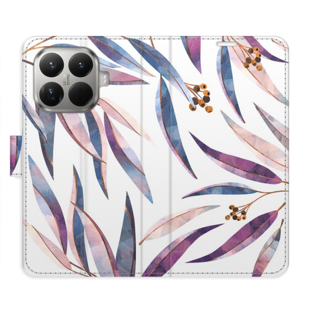 Flipové puzdro iSaprio - Ornamental Leaves - Xiaomi 15T Pro