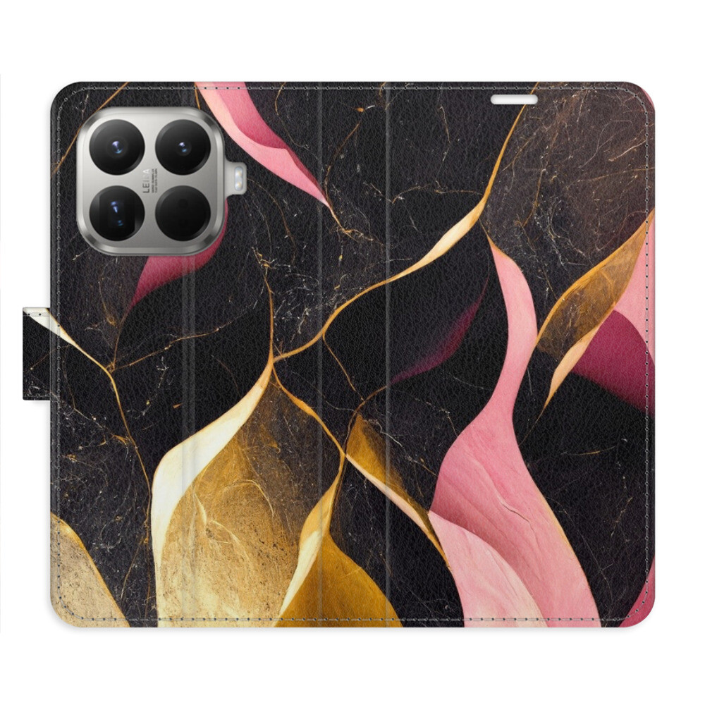 Flipové puzdro iSaprio - Gold Pink Marble 02 - Xiaomi 15T Pro
