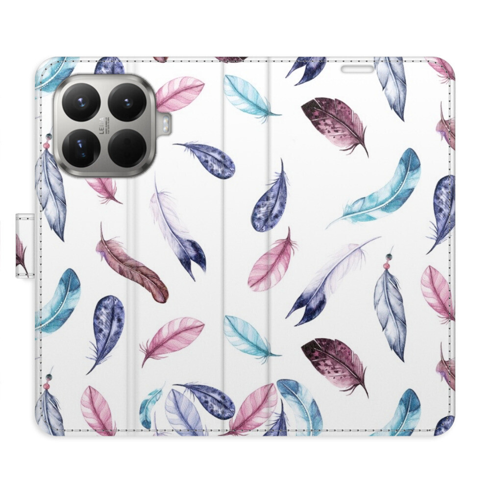Flipové puzdro iSaprio - Colorful Feathers - Xiaomi 15T Pro