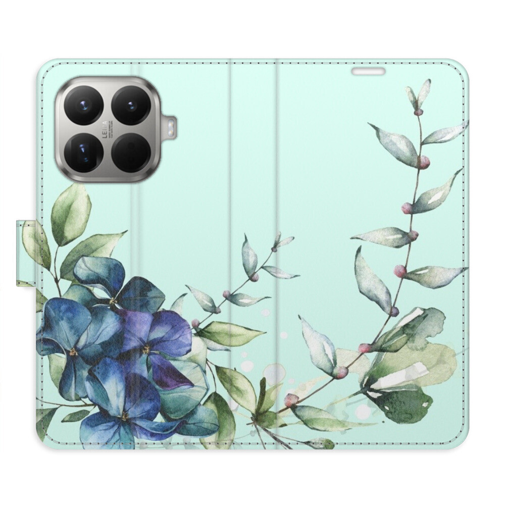 Flipové puzdro iSaprio - Blue Flowers - Xiaomi 15T Pro