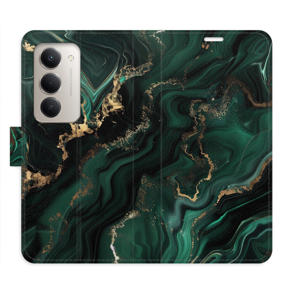 Flipové puzdro iSaprio - Emerald 02 - Xiaomi Redmi 15