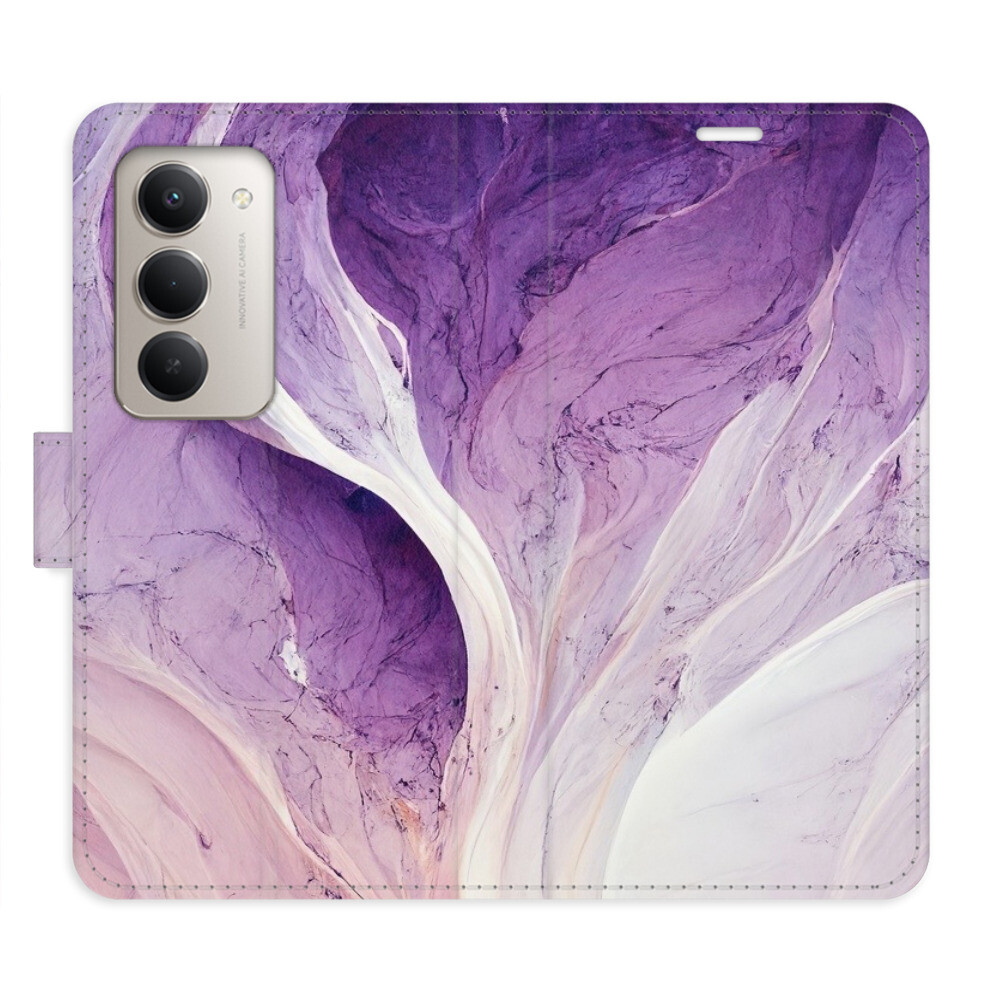 Flipové puzdro iSaprio - Purple Paint - Xiaomi Redmi 15