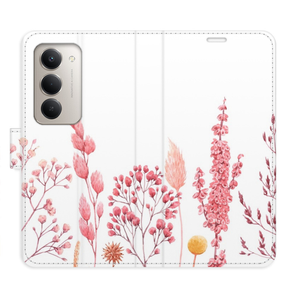 Flipové puzdro iSaprio - Pink Flowers 03 - Xiaomi Redmi 15