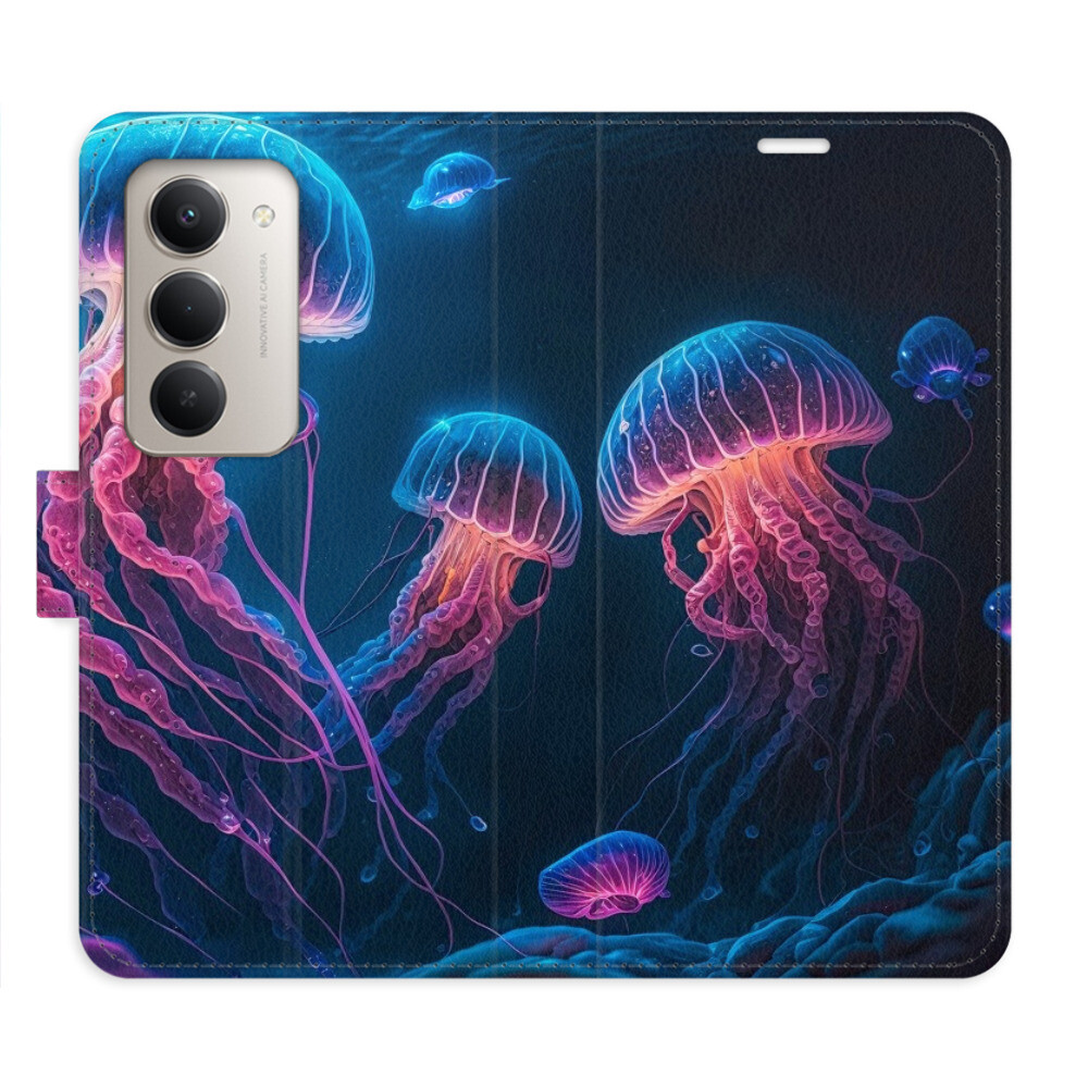 Flipové puzdro iSaprio - Jellyfish - Xiaomi Redmi 15