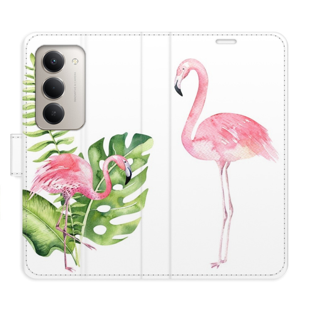Flipové puzdro iSaprio - Flamingos - Xiaomi Redmi 15